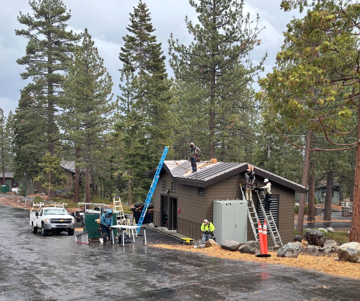 Exterior of the Rubicon Wells Backup Power Station